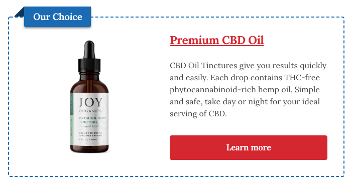 CBD Oil Joy Organics